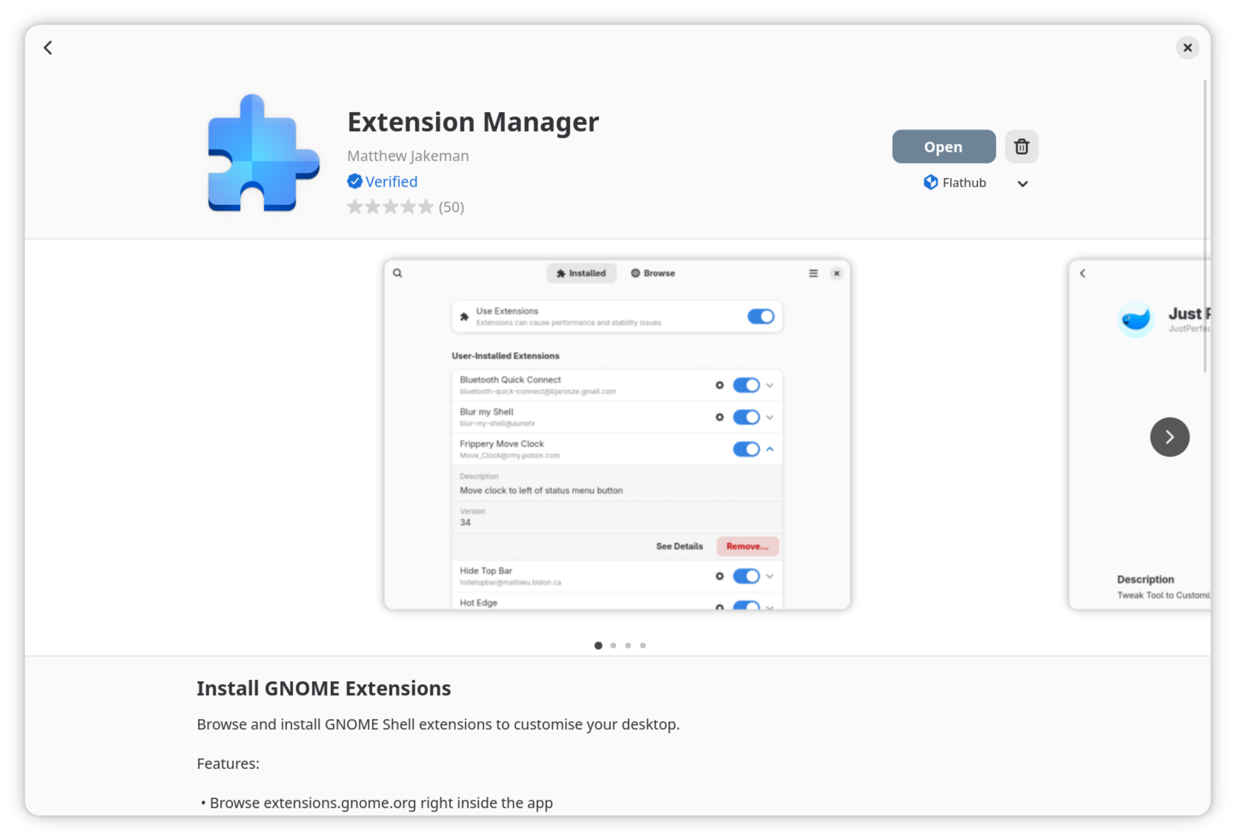 Extension Manager
