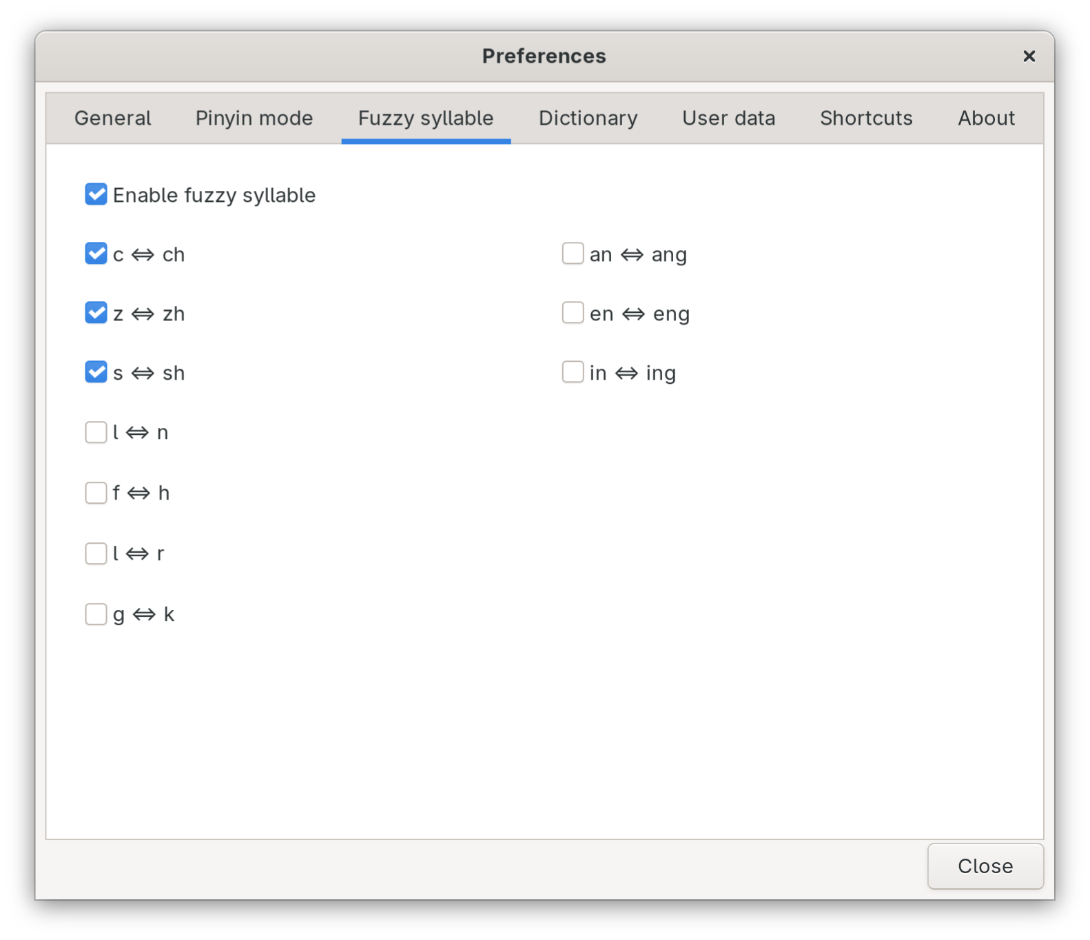 Intelligent Pinyin 配置图 3 Intelligent Pinyin 配置图 3