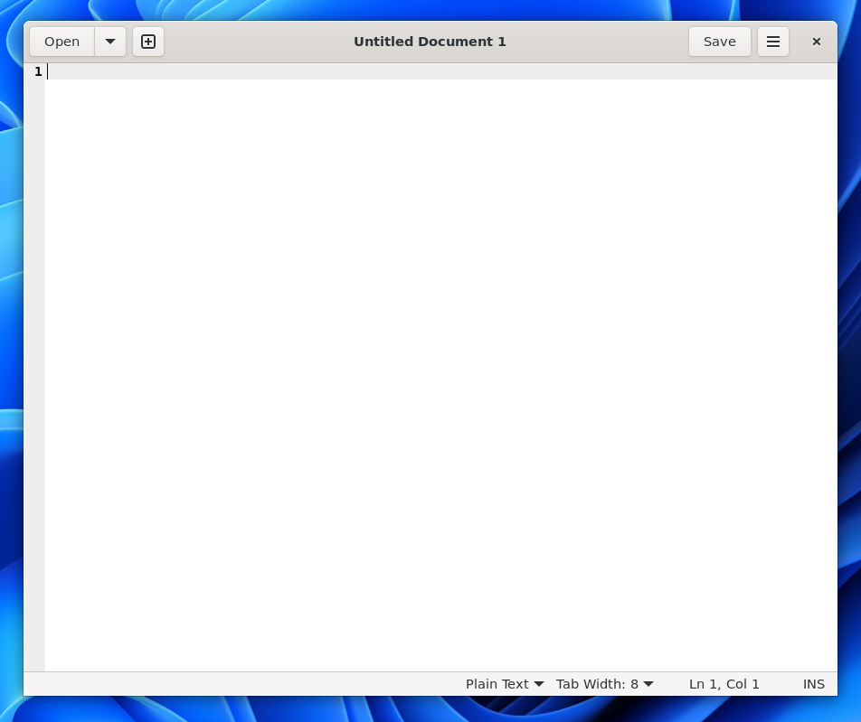 Gedit 应用图形界面